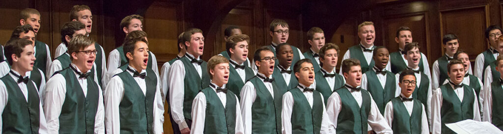 High School Choral Festival choir performing