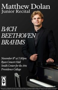 Bach Beethoven Brahms - November 8th at 7:30 pm at Ryan Concert Hall